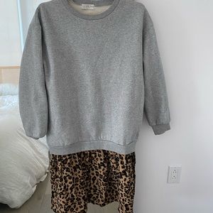 Never Fully Dressed sweater dress hybrid